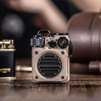 猫王收音机 MW-PVX 野性mini 便携蓝牙音箱迷你小音响家用可爱复古音箱户外低音炮小型音箱 沙漠黄