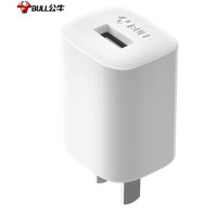 公牛(BULL)GNV-AUB051 5V-1A USB充电器 白色 个
