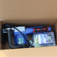 海道充电式电链锯大功率48V直流电池伐木锯家用木工电锯链条锯树机劈柴机 电链锯+48V铅酸电池