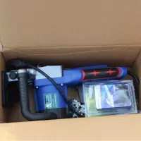 海道充电式电链锯大功率48V直流电池伐木锯家用木工电锯链条锯树机劈柴机 电链锯+48V铅酸电池