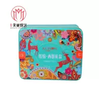 美诚 缤纷·西饼礼盒500g(芝士黑芝麻西饼|、朗姆酒蔓越莓西饼、果仁奇亚籽西饼、港式抹茶西饼)