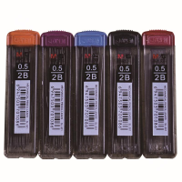 晨光 M&G SL-3010.5MM 2B铅芯 SL-301 0.5mm (黑色)(包装数量 1支)