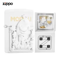Zippo直营旗舰店打火机Modoli联名款世纪之吻Zippo防风打火机
