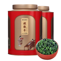 春逸茗茶 2020年安溪铁观音茶叶 浓香型新茶 正宗兰花香乌龙茶小泡袋罐装500g