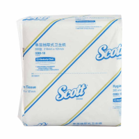 金佰利 Kimberly-Clark SCOTT单层抽取卫生纸19.5×10.6cm(300张/包×60包/箱)