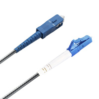 博扬BY-Y20151S高速单模单芯基战铠装光纤跳线室外防水防晒防鼠咬抗拉20米SC-LC(单模单芯)