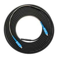 博扬(BOYANG)BY-Y45211S高速单模单芯基战铠装光纤跳线尾纤室外防水防晒防鼠咬抗拉45米ST-SC单模单