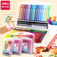 得力70677-18色 水彩笔(混) (18色)