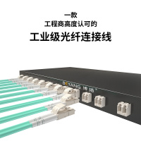 博扬(BOYANG)BY-355M-OM3 高速万兆光纤跳线 3米LC-LC多模双工(50/125 2.0)机房专用光纤