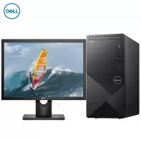 戴尔(DELL)成就Vostro3000系列 全新英特尔十代处理器 商用办公 家用娱乐台式机电脑整机 21.5英寸屏定制(Intel i5-10400 12GB 1TB 集显)