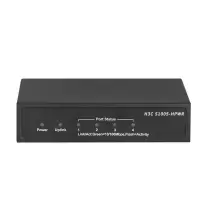 华三(H3C)S1005-HPWR 5口百兆非网管网络监控交换机专业防雷即插即用POE供电交换机网络分流器网线分分线器(
