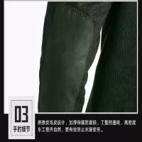 陆毛衣裤军绿色 羊毛衫加厚保暖