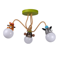 飞利浦灯具童趣灯饰儿童房卡通吸顶灯LED 卧室好朋友LED吸顶灯 弯曲灯架[LED21w吸顶灯]