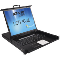 迈拓维矩 19英寸LCD液晶显示屏多电脑kvm切换器8口16口USB自动vga机架式MT-1908UL-IP 19寸