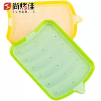 尚烤佳香肠模具烤肠胚子儿童辅食器具家用儿童糕点肉肠火腿肠硅胶烘焙工具套装2只装
