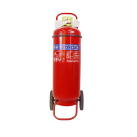 洪湖 ABC50推车式干粉灭火器 仓库工厂医院防护罩用50公斤灭火器消防器材