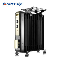 格力(GREE)电热油汀NDY13-X6121 时尚加宽叶片 智能恒温 倾倒断电 取暖器 家用电暖气