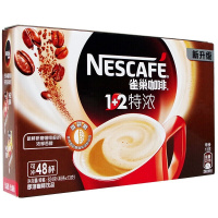 雀巢(Nestle) 1+2特浓 速溶咖啡粉饮品 13g*48条/盒