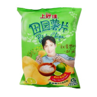 上好佳田园薯片青柠海盐味 80g