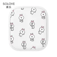SOLOVE素乐质造无线充电宝10000毫安大容量超薄 小巧 便携女生可爱创意迷你移动电源卡通超萌W5-LINE可妮兔