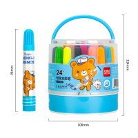 得力优酷 6982 水彩笔(混)(24支/桶)