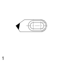 大通轩恒 兴和一右 镶金刚石 尖车刀 单位:片