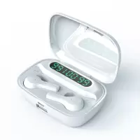 夏新（Amoi） R3真无线蓝牙耳机单耳双耳运动跑步入耳式耳塞式 续航长开车男可爱女适用苹果安卓通用耳麦 白色
