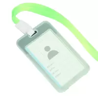 透明防水卡套 TC-224 塑料工作证套胸牌 (套）