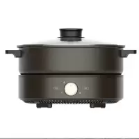 美的电火锅 MC-DH2601家用大功率多功能分体可视外观电火锅不粘锅
