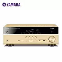 雅马哈 RX-V385 新款入门级初级家庭影院5.1数字功放机功率放大器蓝牙3D/4K解码器USB放大器金色