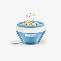 美国zoku冰淇淋机冰淇淋杯创意冰激凌机家用碗DIY自制冰棒冰糕碗(蓝色)