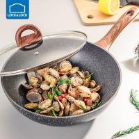 [精选] 乐扣乐扣(Lock&Lock) 麦饭石炒锅30cm LBU1305-OCH