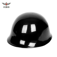 兵器库 金属头盔 巡逻执勤复合防暴钢盔 防护头盔 保安勤务防暴盔 黑色钢盔