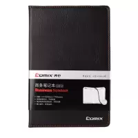 齐心 皮面本 记录本C4612 A6（105**175mm） 80页 10本装