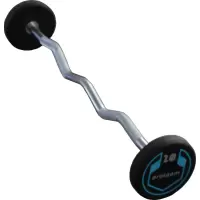 proteam普迪PT-PUQCYL-1604PU曲杆长哑铃17.5kg