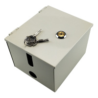 铁质防水盒规格280*190*100室外防水防盗电插座盒带锁插座箱充电墙壁插座防水盒防溅盒