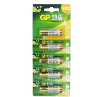 超霸 5# 碱性电池 5粒/排