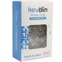 柯菲林 kevolin FT-R45T RJ45网络水晶头8P8C 100个/件(单位:件)