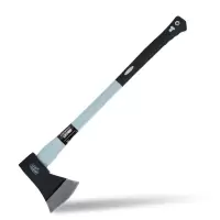 麦思德 高碳钢伐木柴斧头 1.25kg(尺寸690*184mm,斧刃104mm)