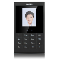 得力(deli) 3764人脸考勤机指纹密码打卡机 人脸签到机免安装软件 考勤机(XF)