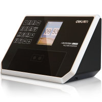 得力(deli) 3944 精准人脸识别考勤机液晶彩屏/触摸式按键(XF)