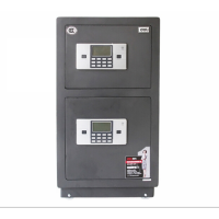 得力(deli)3616 双门保险箱 电子密码防盗保险柜 灰色(XF)