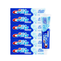 佳洁士(Crest) 盐白清凉薄荷香型牙膏 140g*6 型 6盒装