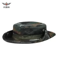 兵器库 战术圆边帽迷彩服帽户外奔尼帽遮阳帽军迷用品 虎斑迷彩