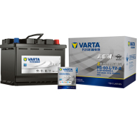 瓦尔塔(VARTA) 蓄电池 AGM60 L2-400L 干电瓶 60AH