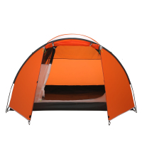 徽羚羊 帐篷户外3-4人野营帐篷玻璃纤维杆防雨露营帐篷骑行徒步旅游帐篷探险登山帐篷 30（一室一厅）橙色