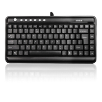 双飞燕(A4TECH)KL-5 有线键盘 便携小键盘 USB接口 黑色