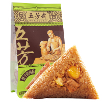 五芳中华老字号 SCP-14372 嘉兴粽子特产140g*2只装 栗子猪肉粽280g (袋)
