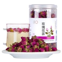 天方瓶装玫瑰55g干玫瑰花茶 玫瑰花草茶叶