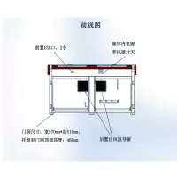 平台式电磁屏蔽机桌定制